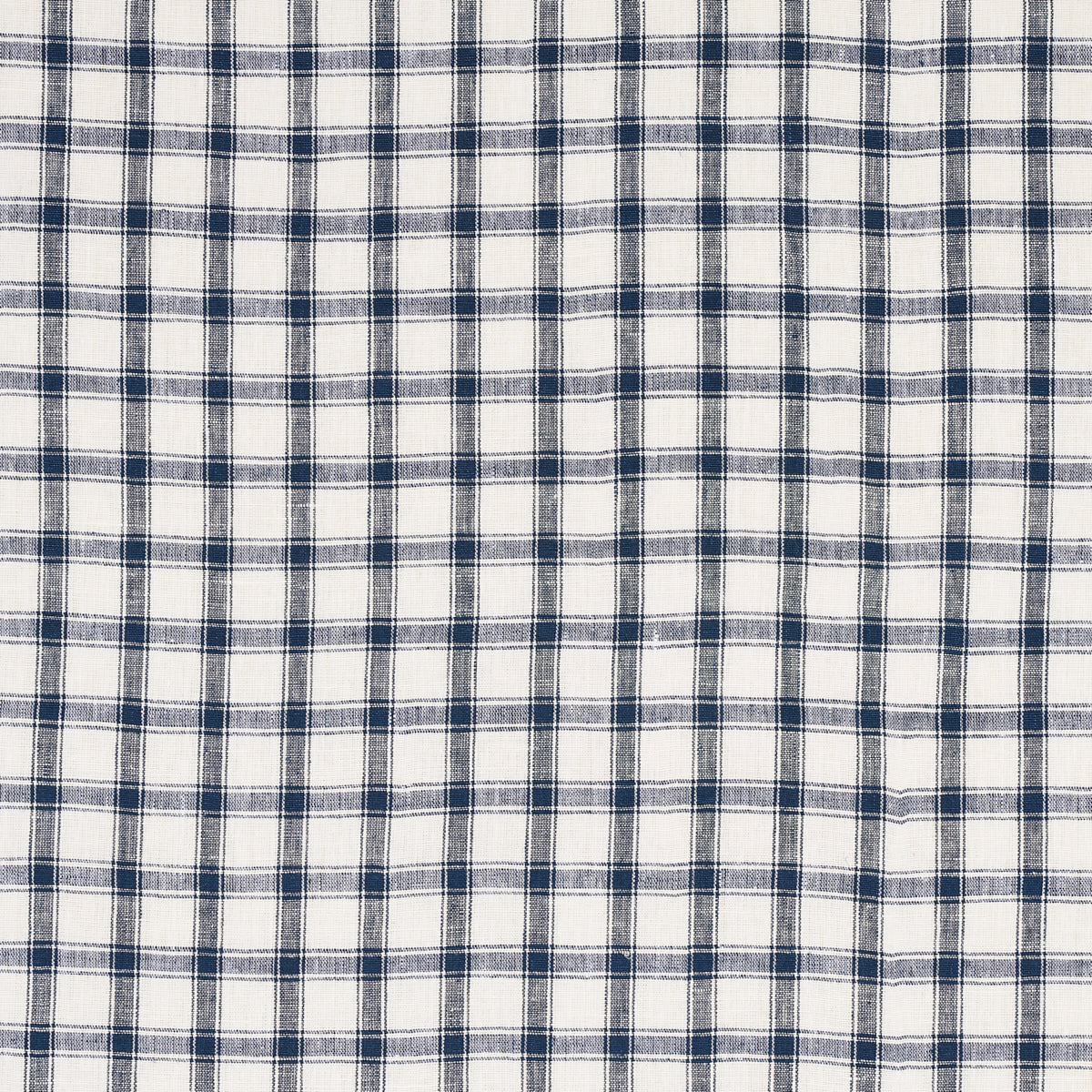 Schumacher | Crawford Linen Check fabric - 81451