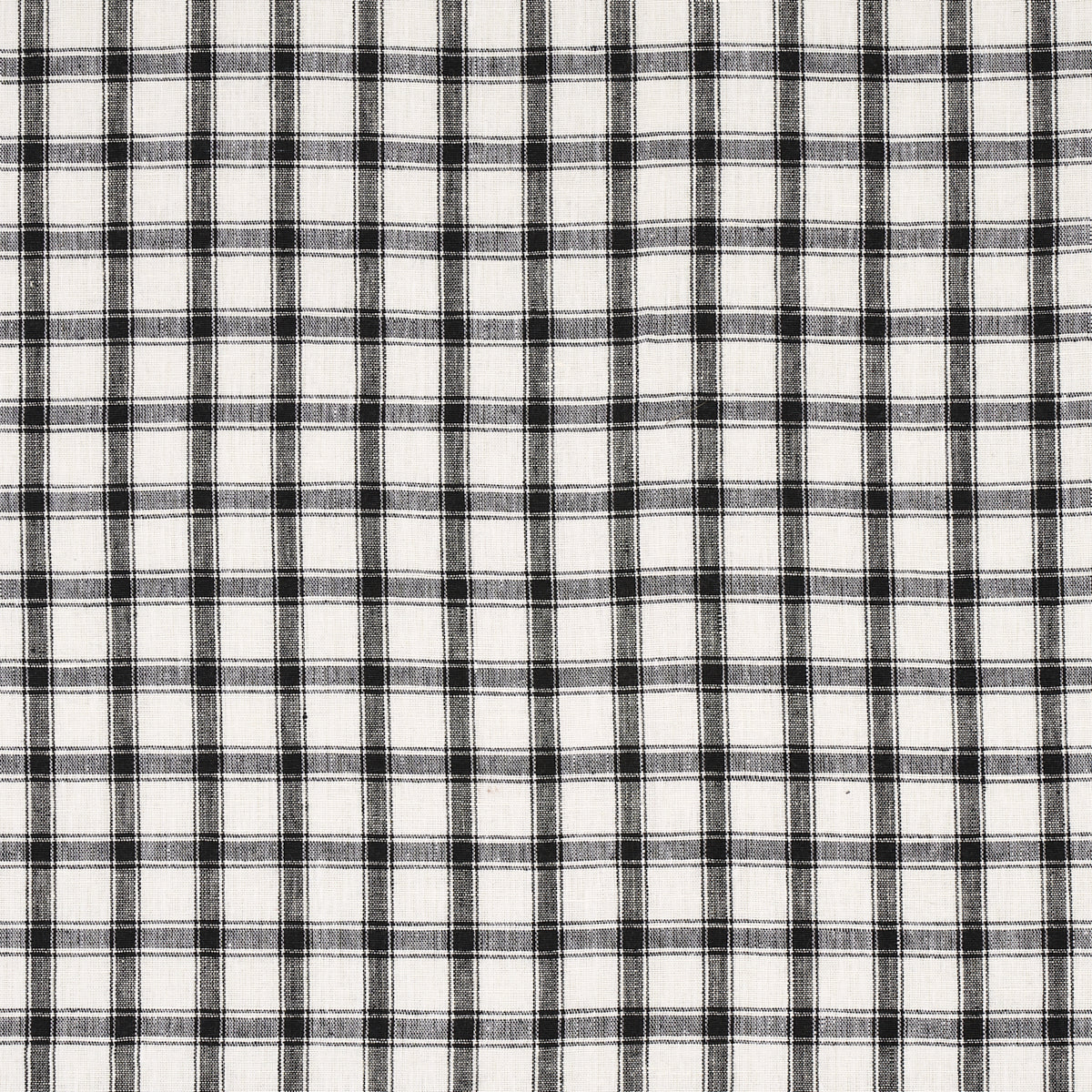 Schumacher | Crawford Linen Check fabric - 81452