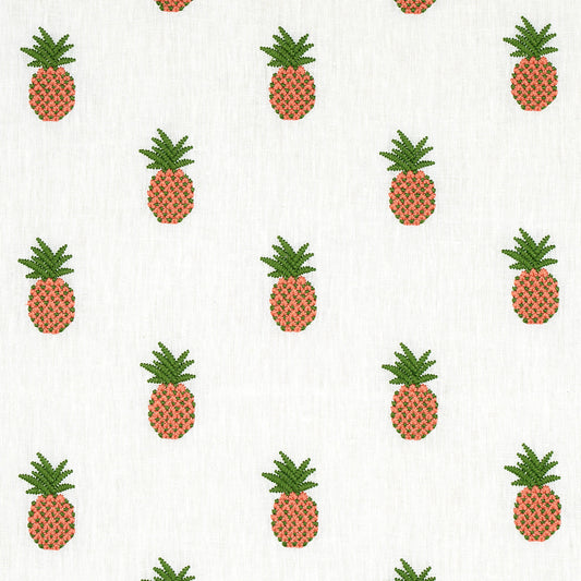 Schumacher | Pineapple Embroidery fabric - 81530