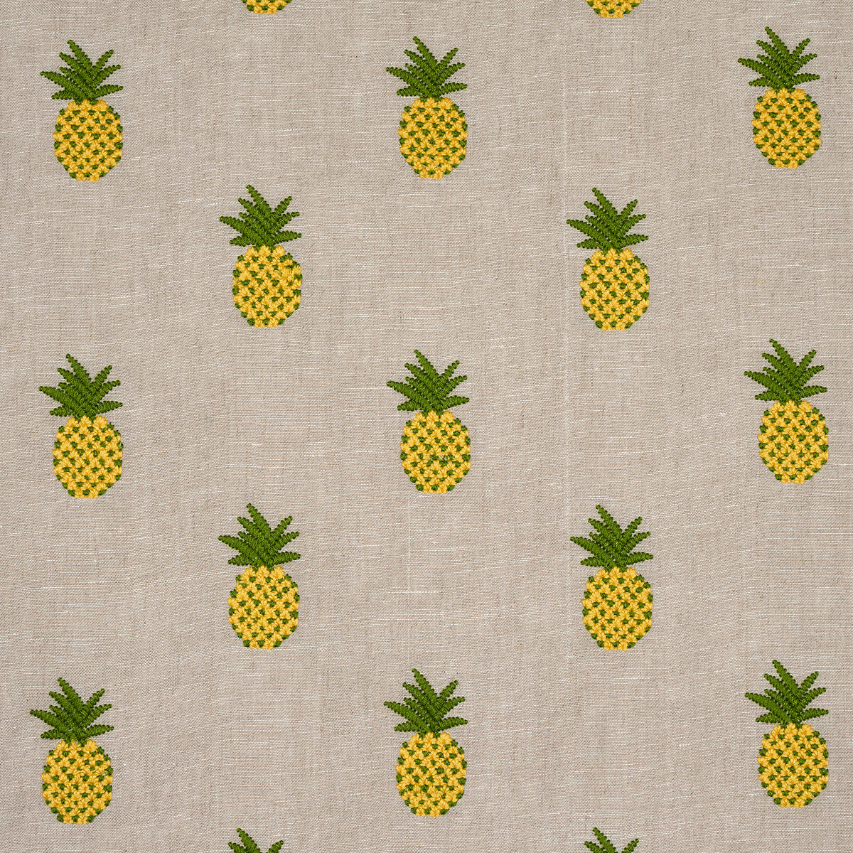Schumacher | Pineapple Embroidery fabric - 81531