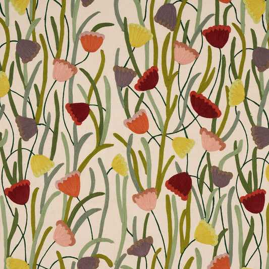 Schumacher | Deco Flower Embroidery fabric - 81560