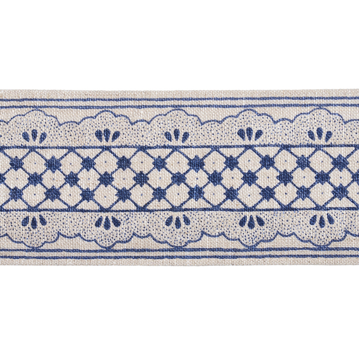 Schumacher | Davison Scalloped Tape fabric - 81650