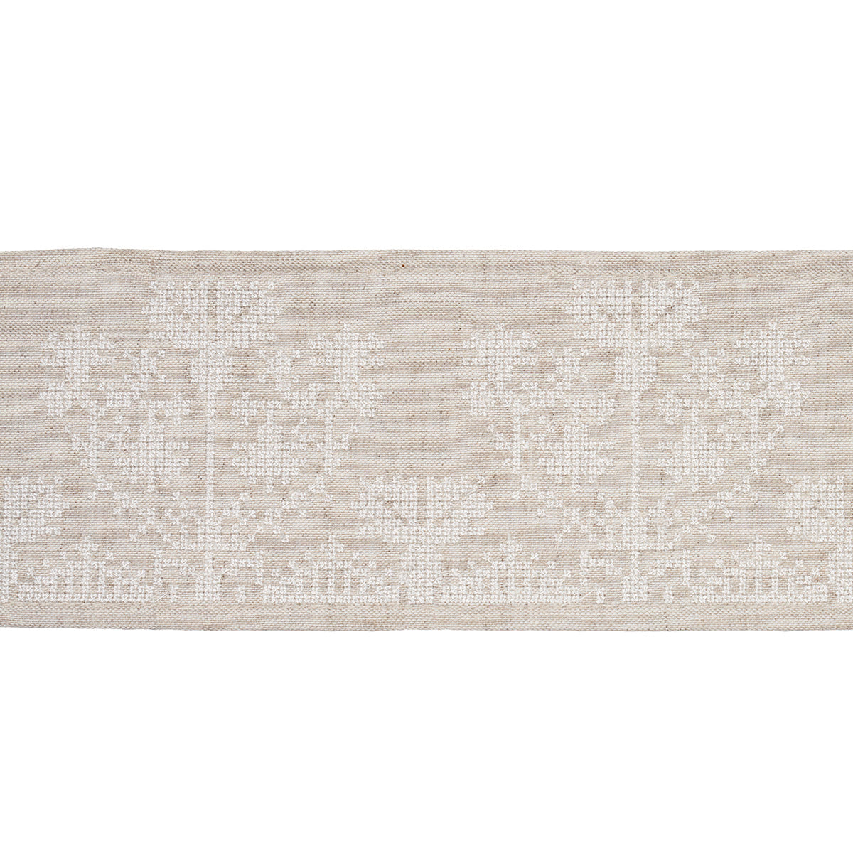 Schumacher | Custis Embroidered Tape fabric - 81662