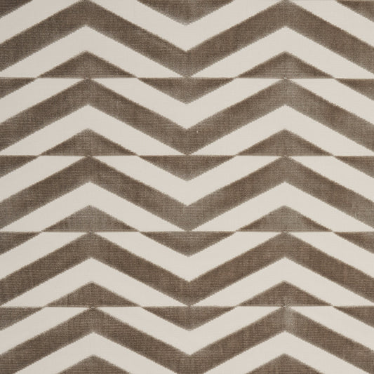Schumacher | Broken Chevron Cut Velvet fabric - 81810