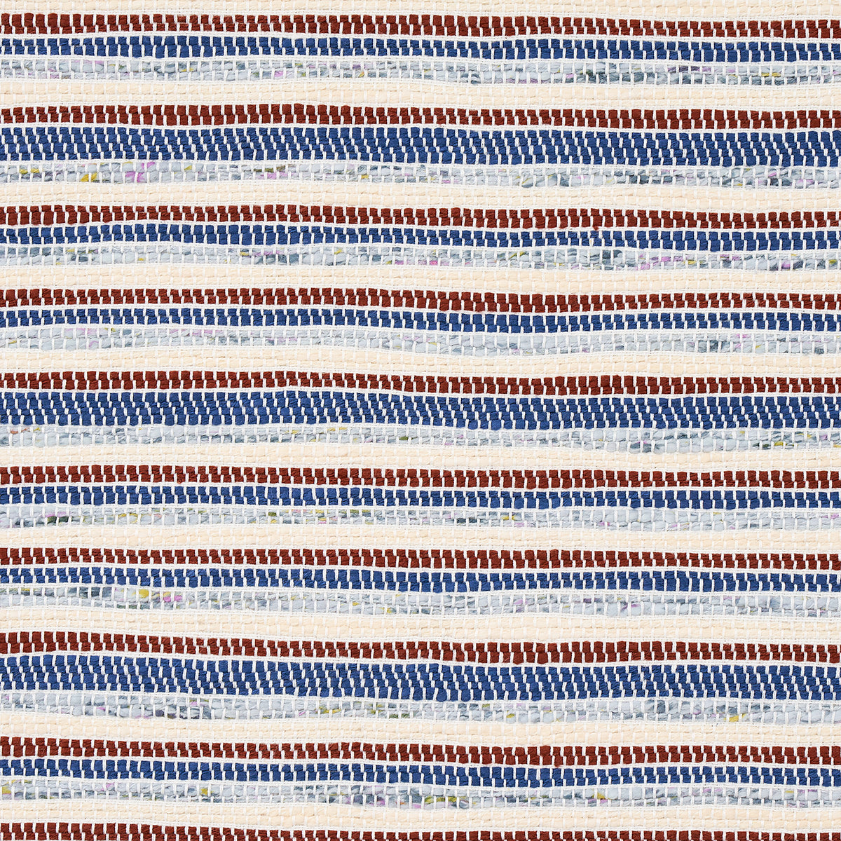 Schumacher | Rag Rug Handwoven Stripe fabric - 82100