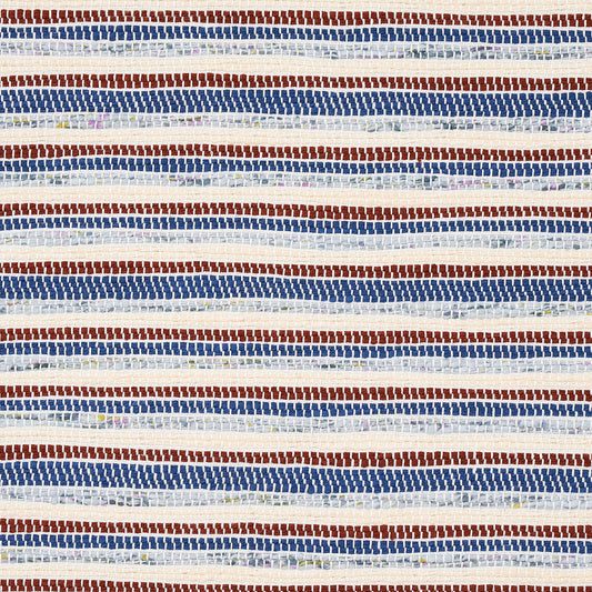 Schumacher | Rag Rug Handwoven Stripe fabric - 82100