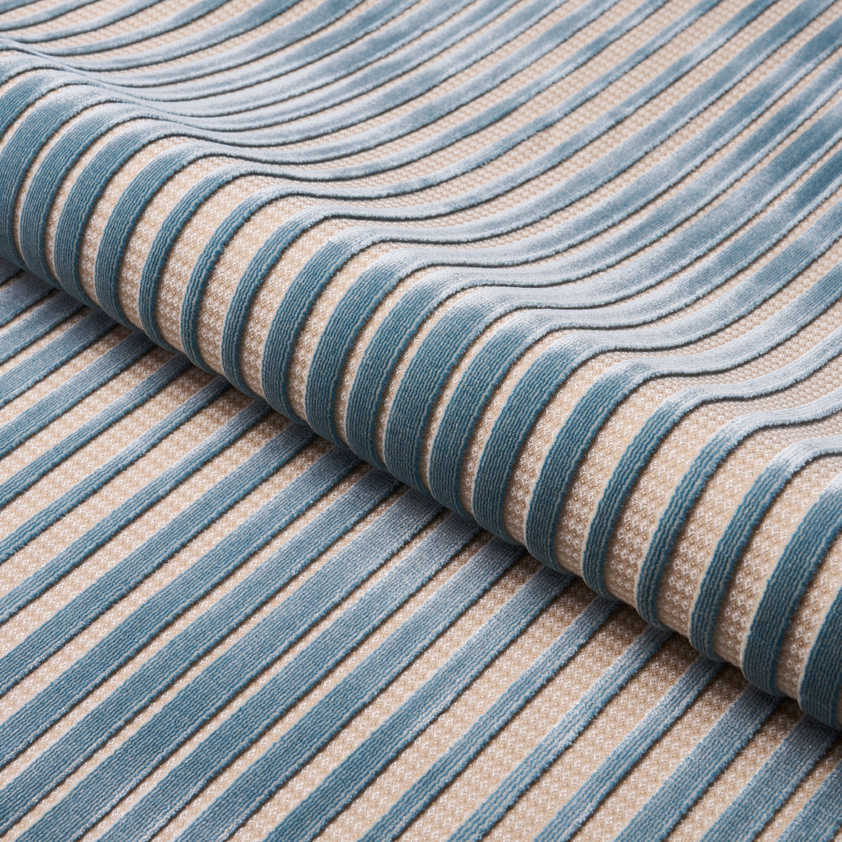Schumacher | Chimay Stripe Velvet fabric - 82150