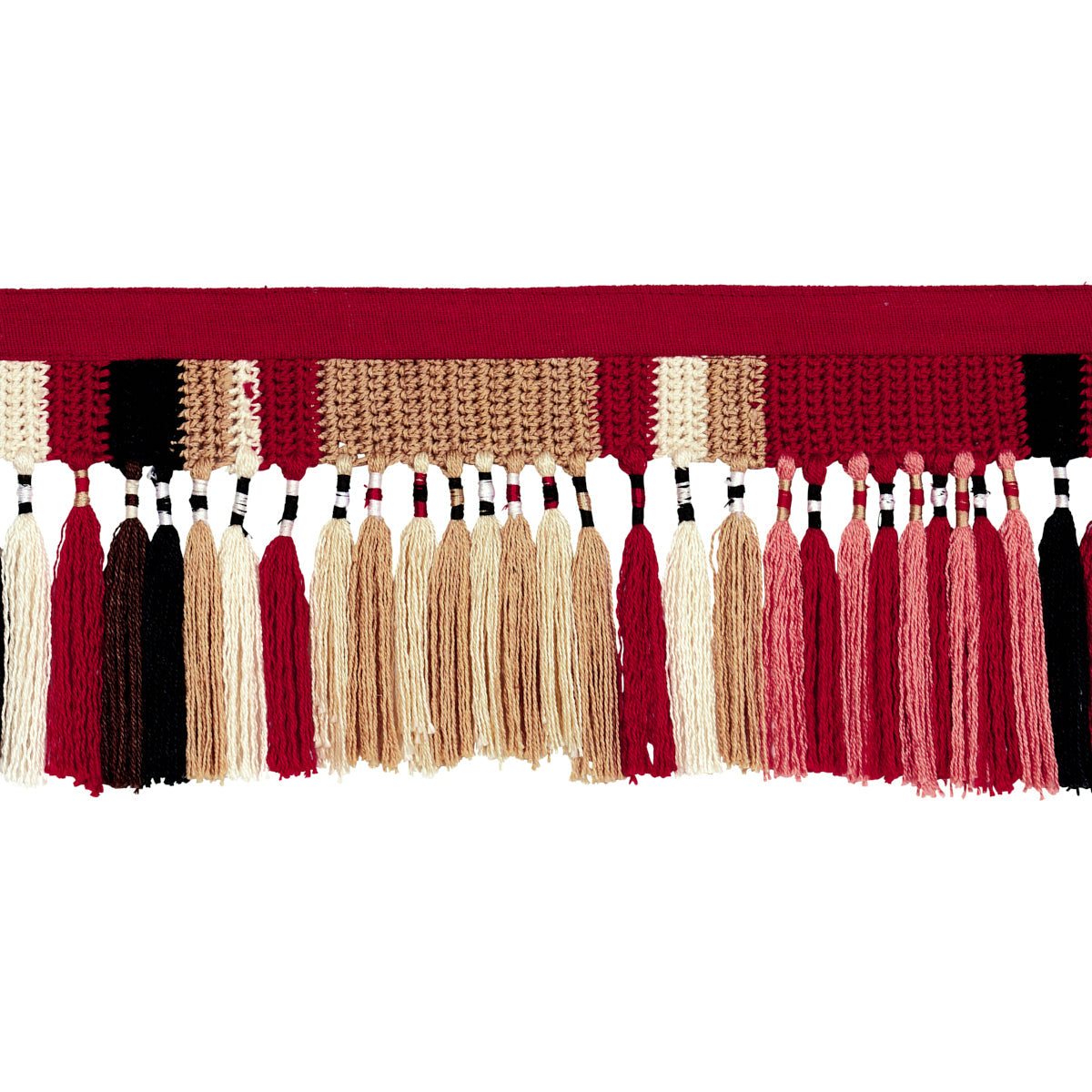 Schumacher | El Morocco Handmade Tassel Trim fabric - 82520