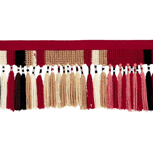 Schumacher | El Morocco Handmade Tassel Trim fabric - 82520