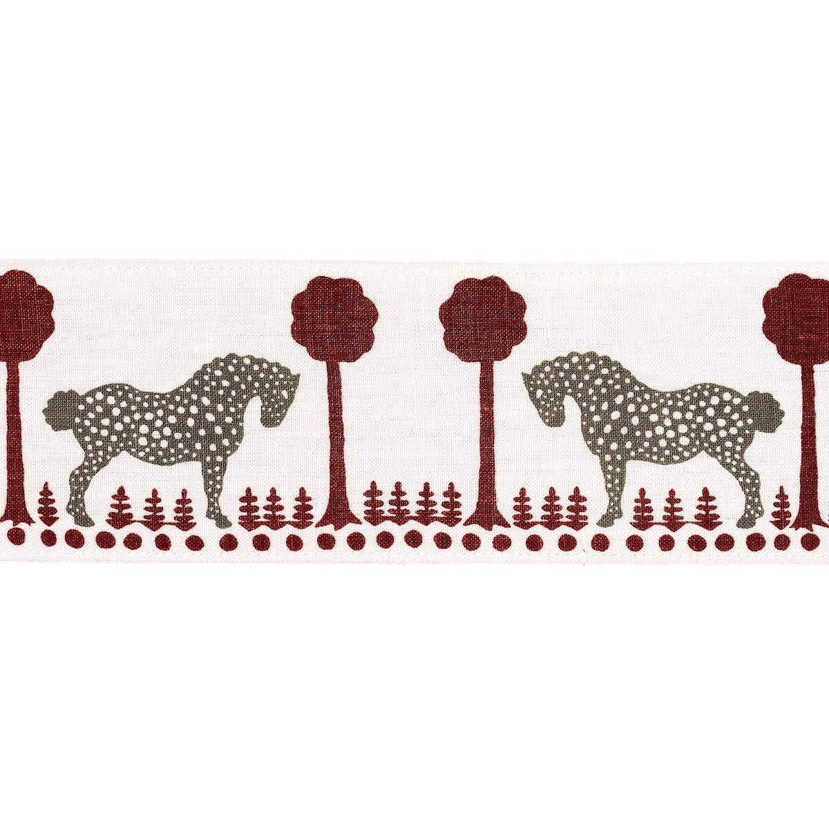 Schumacher | Polka Dot Pony Tape fabric - 82813