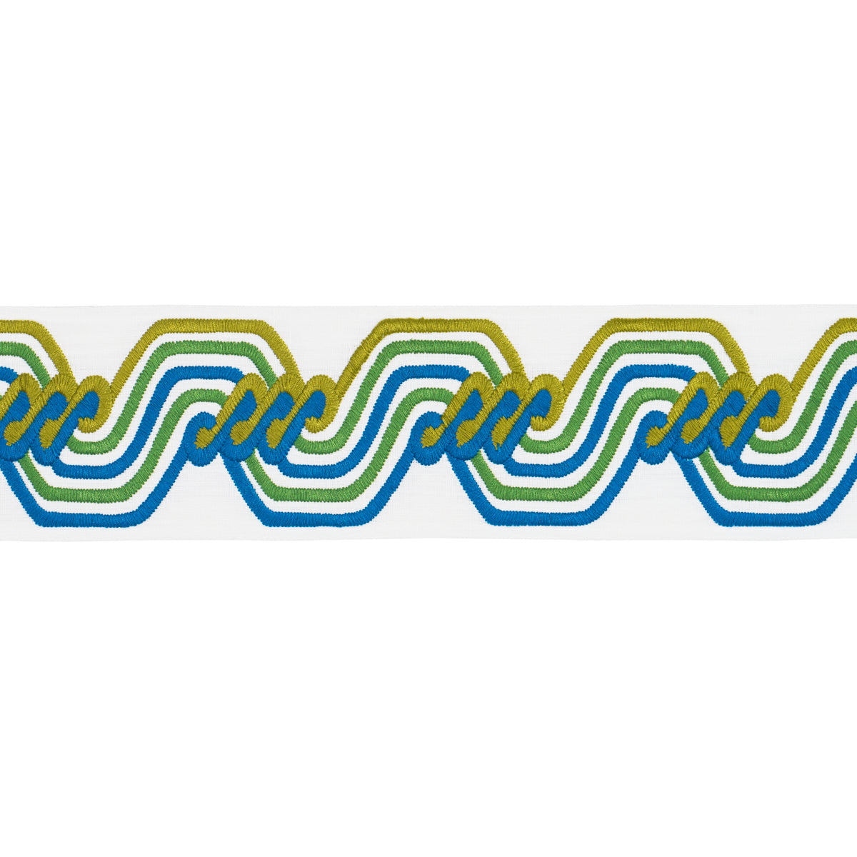 Schumacher | The Twist Embroidered Tape fabric - 83631
