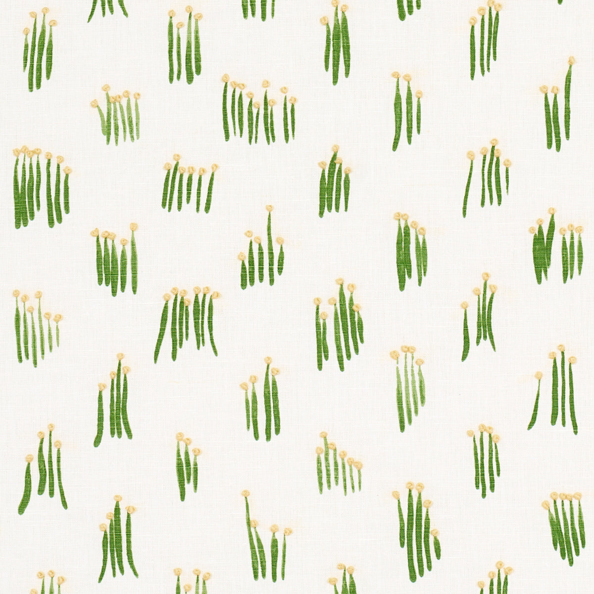 Schumacher | Meadow Button Hand Embroidery fabric - 84390