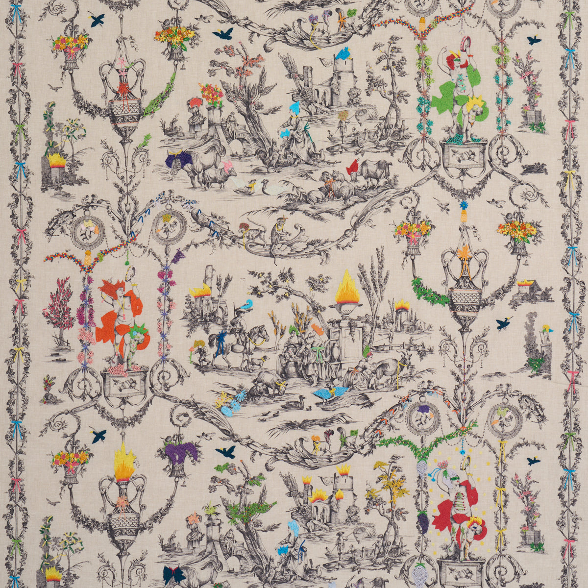 Schumacher | La Liberte Americaine Toile fabric - 84520