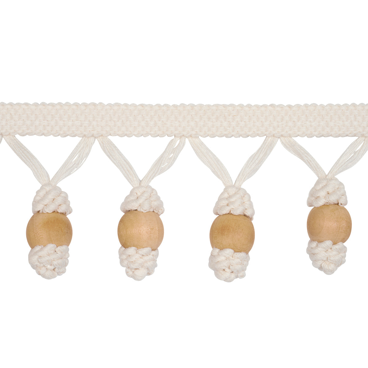 Schumacher | Wooden Ball Fringe fabric - 84700