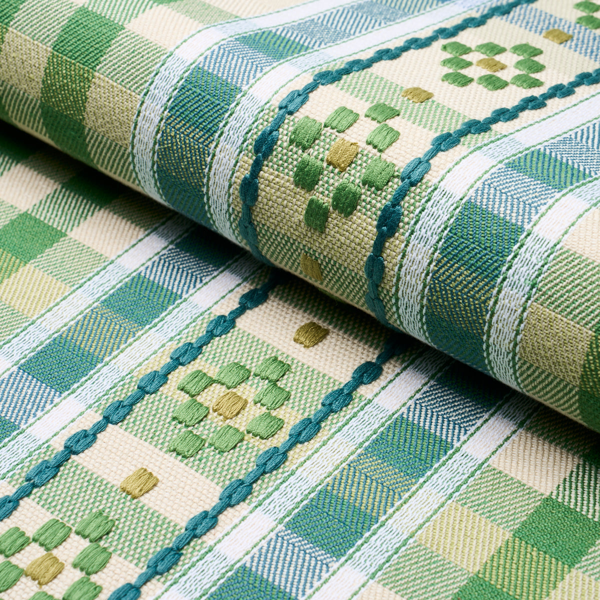 Schumacher | Hutton Hand Woven Check fabric - 84731