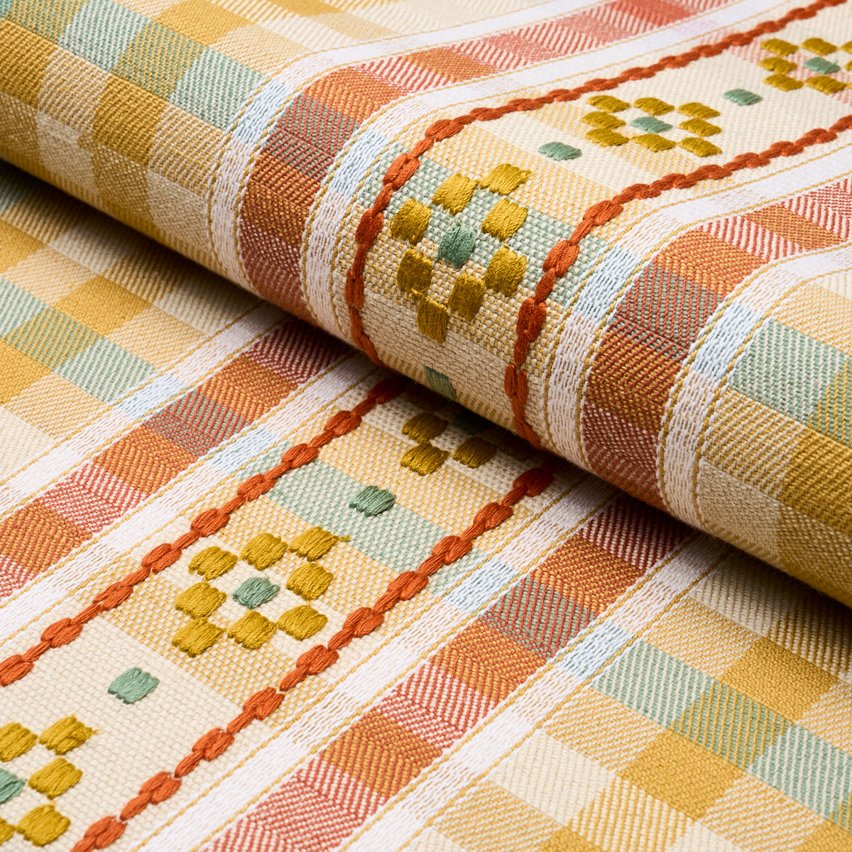 Schumacher | Hutton Hand Woven Check fabric - 84732