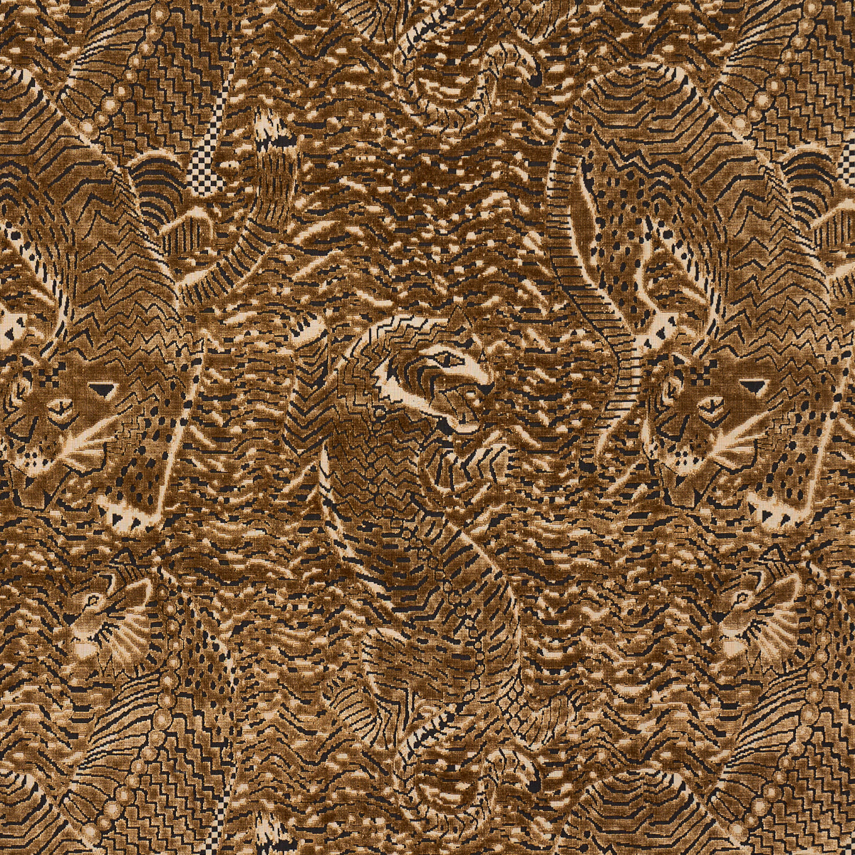 Schumacher | Tigress Velvet fabric - 84830