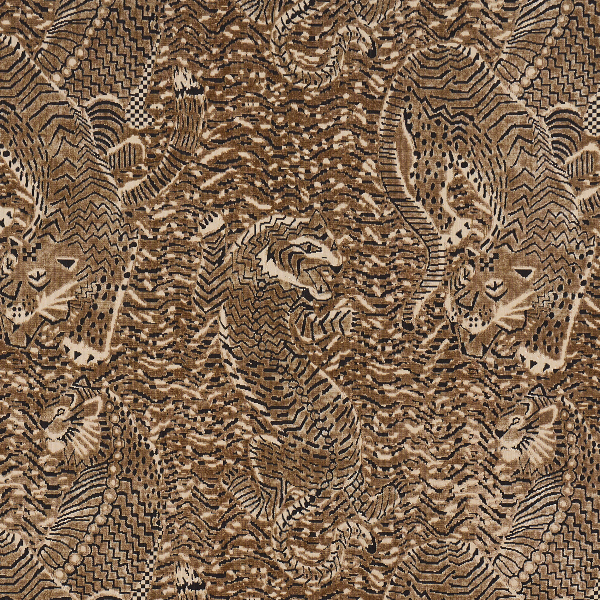 Schumacher | Tigress Velvet fabric - 84831