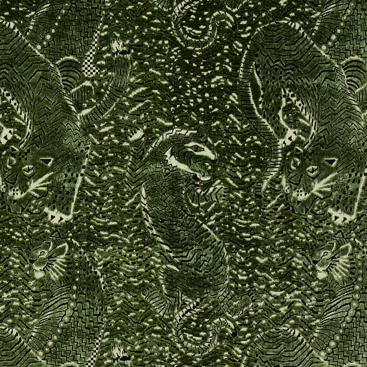 Schumacher | Tigress Velvet fabric - 84832