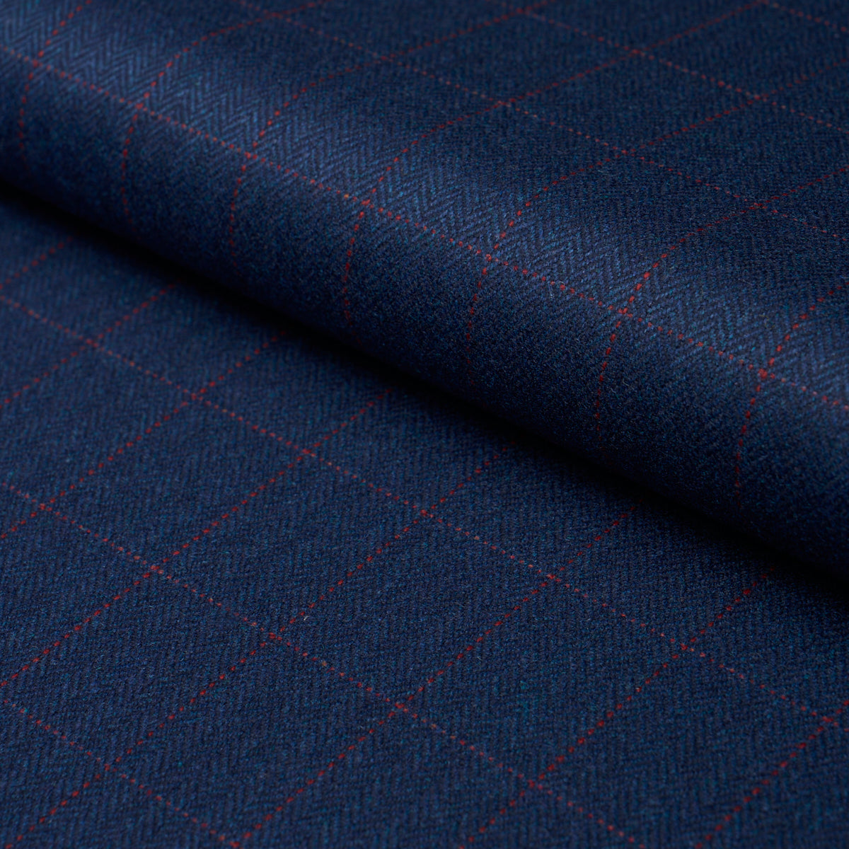 Schumacher | Thompson Merino Windowpane fabric - 85292
