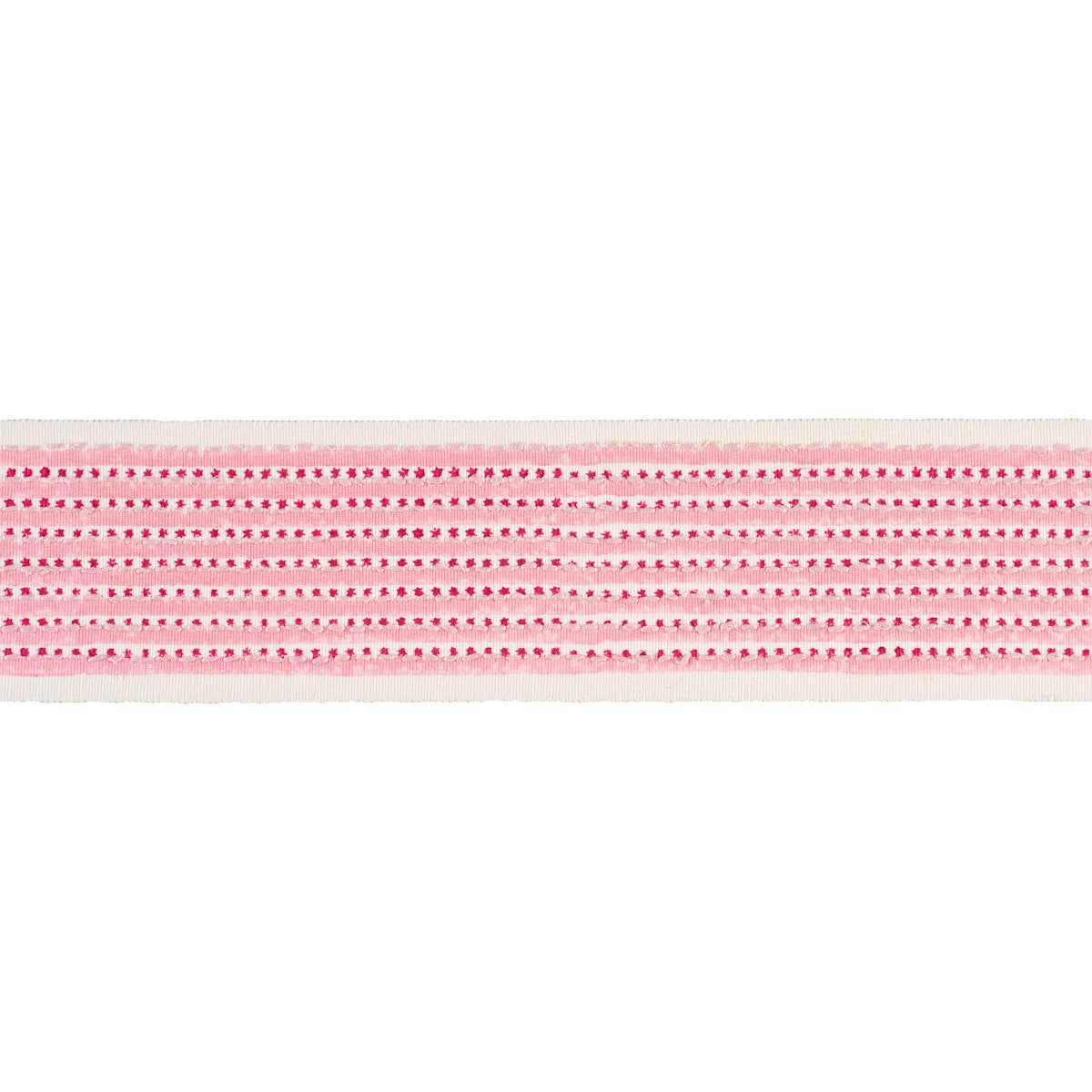 Schumacher | Stripe & Dot Hand Block Trim fabric - 85420