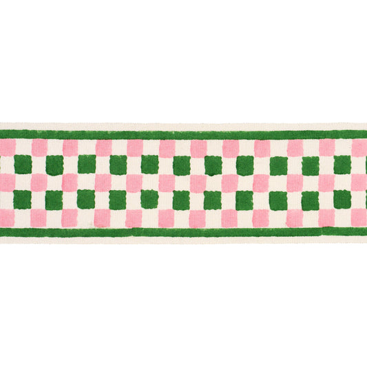 Schumacher | Chequer Hand Block Trim fabric - 85450