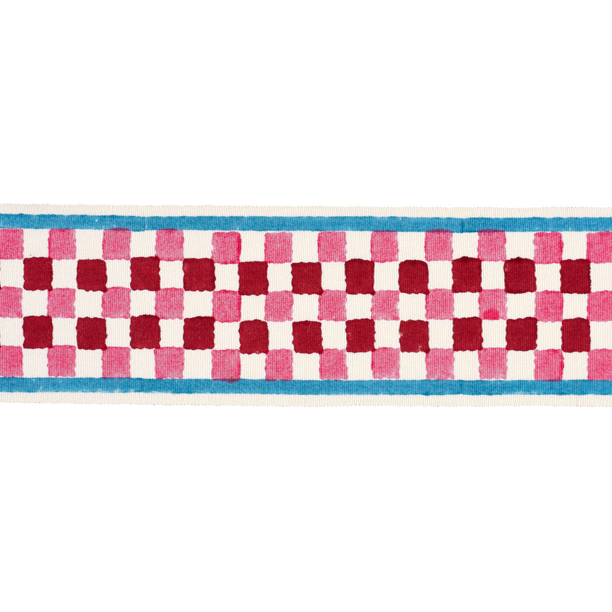 Schumacher | Chequer Hand Block Trim fabric - 85451