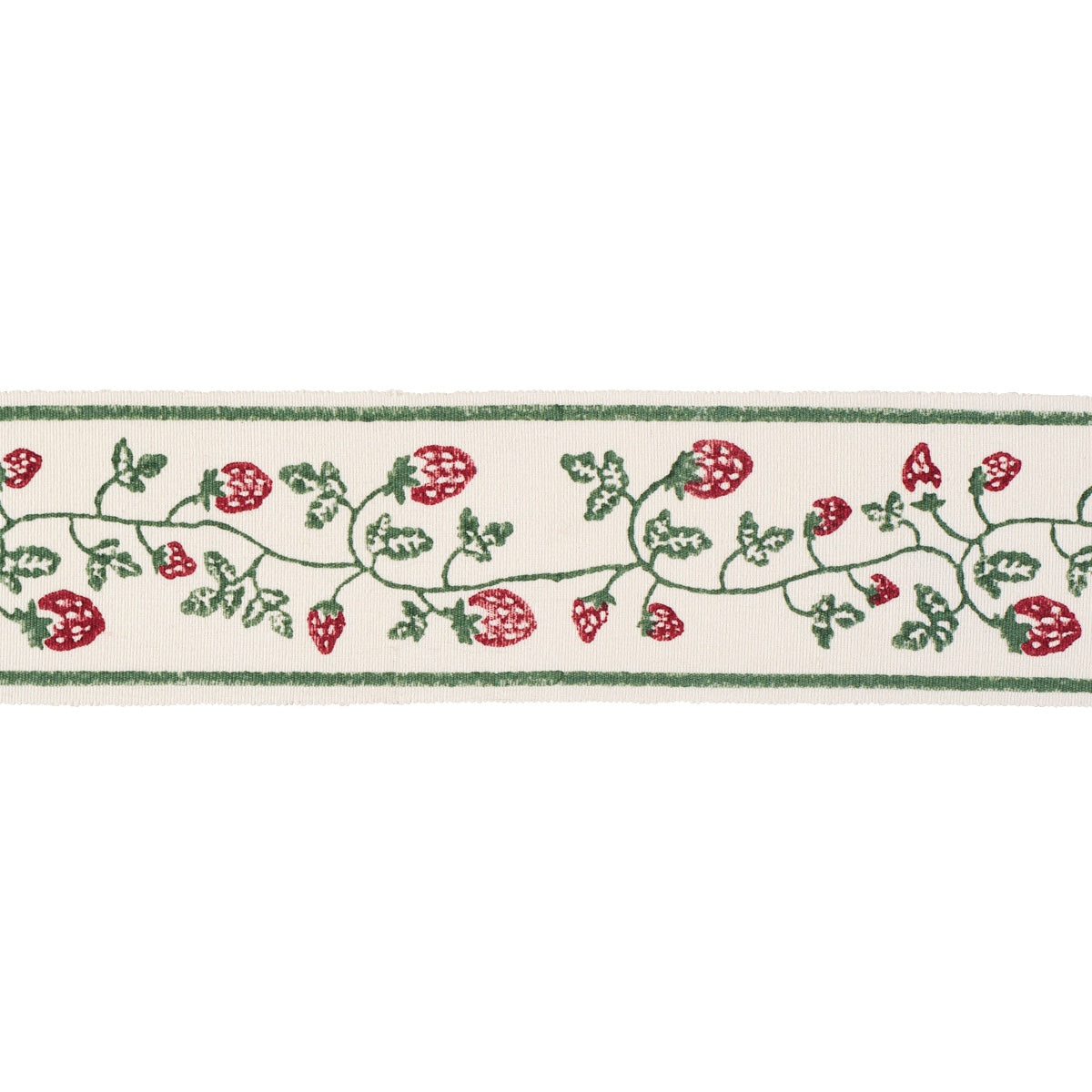 Schumacher | Strawberry Trail Hand Block Trim fabric - 85460