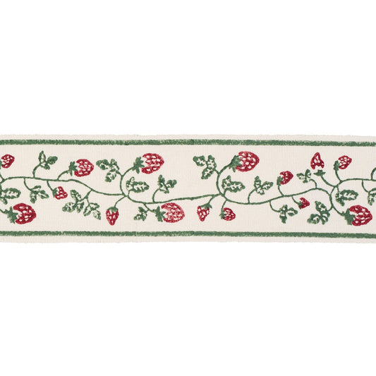 Schumacher | Strawberry Trail Hand Block Trim fabric - 85460