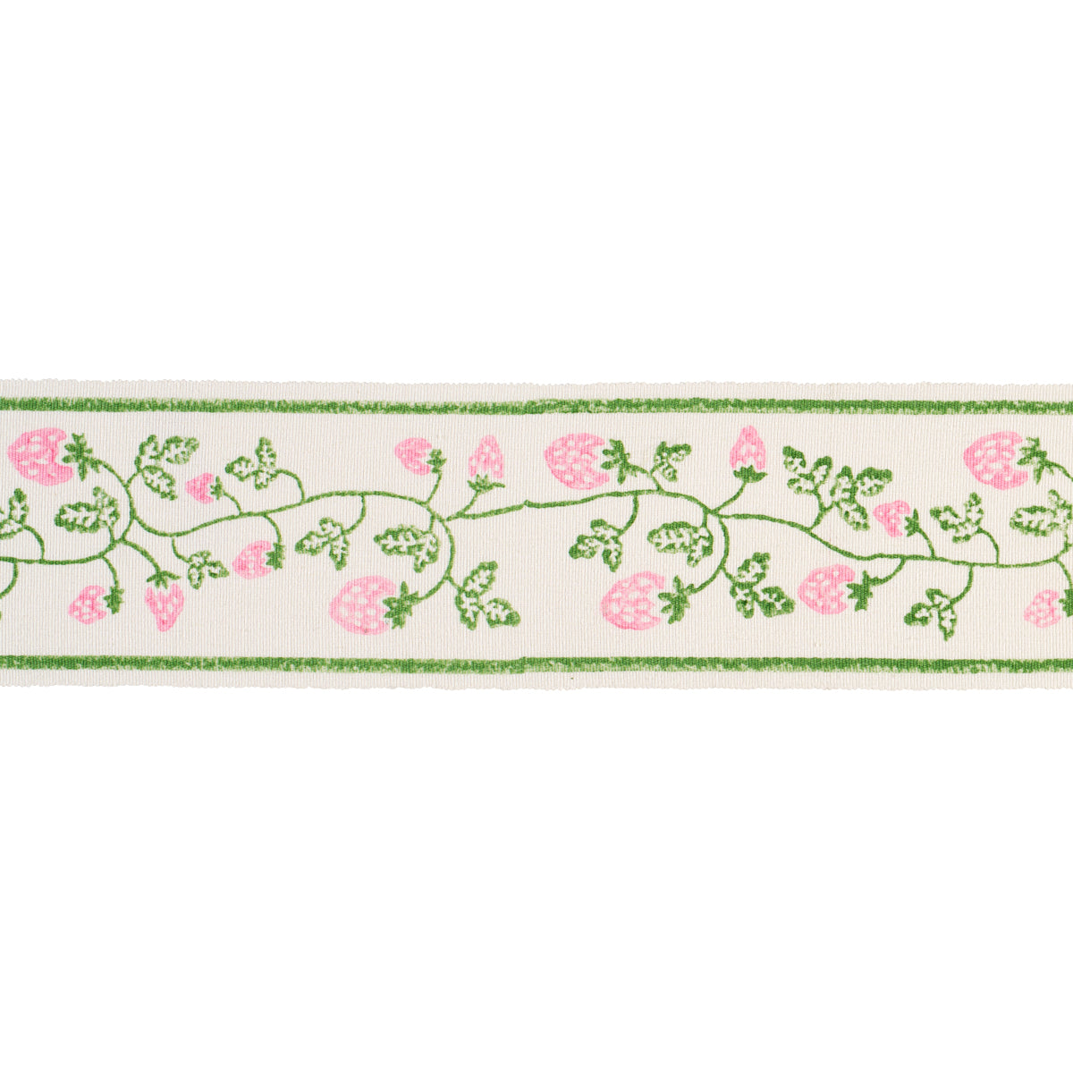 Schumacher | Strawberry Trail Hand Block Trim fabric - 85461