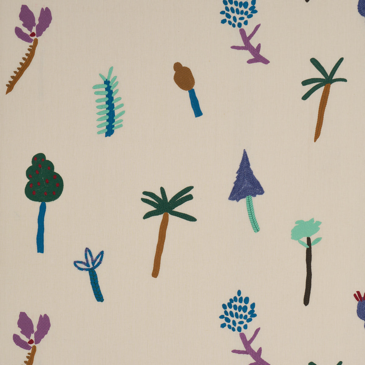 Schumacher | Tropical Trees fabric - 85850