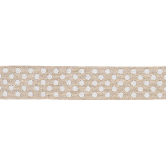 Schumacher | Dotted Embroidered Tape fabric - 86290
