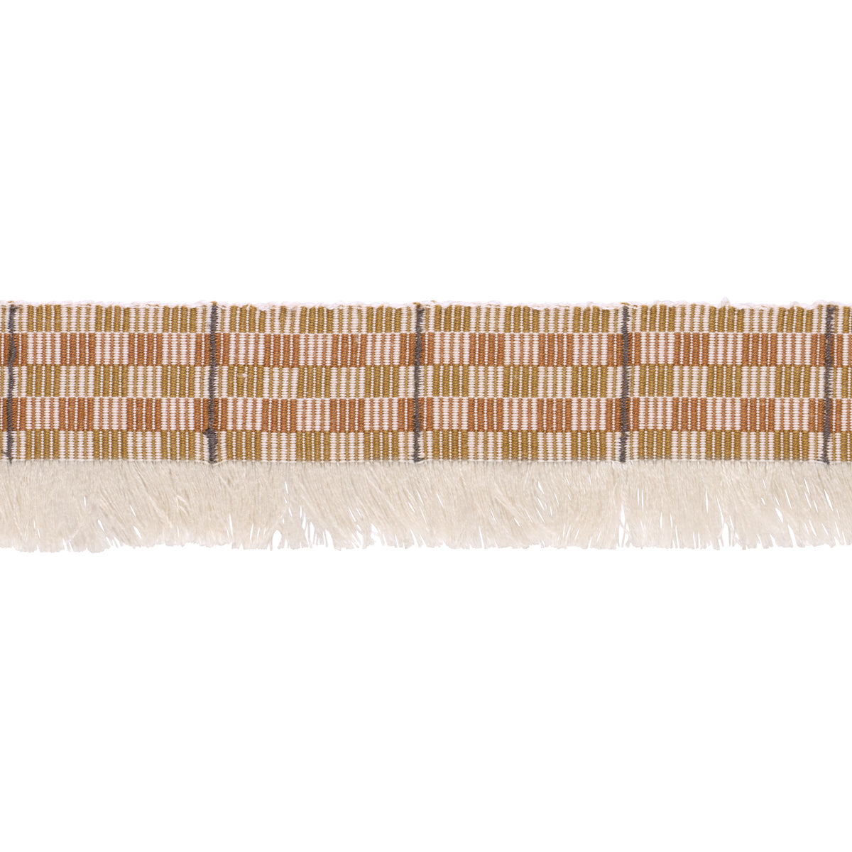 Schumacher | Skyline Plaid Fringe fabric - 86861
