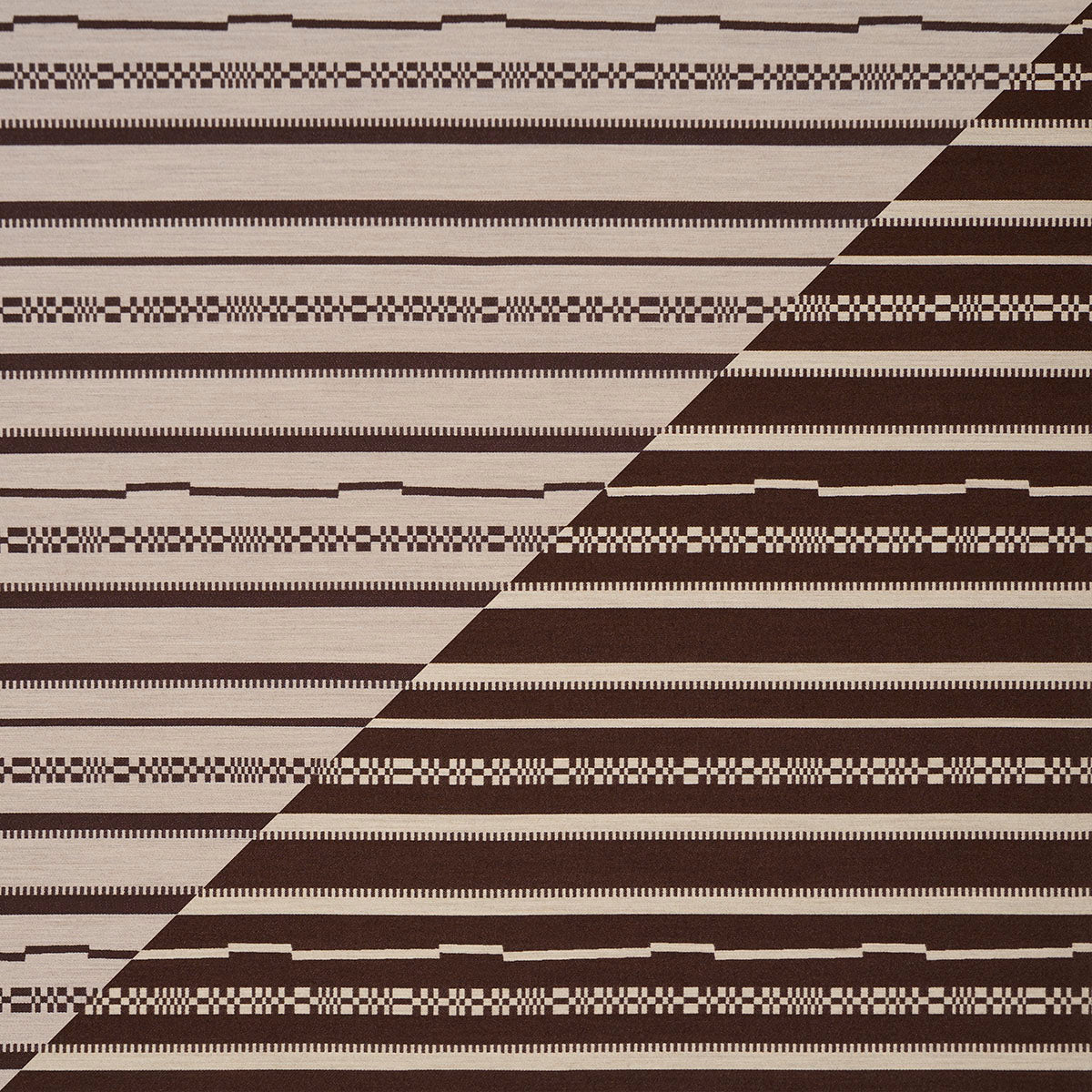 Schumacher | Skyline Stripes Reversible fabric - 86870