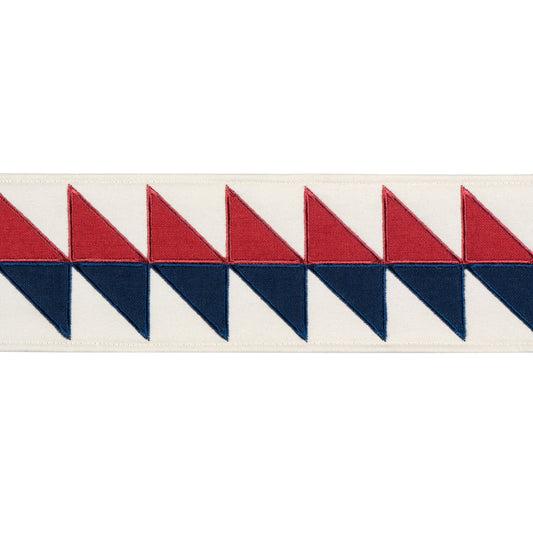 Schumacher | Quilted Diamond Tape fabric - 87581