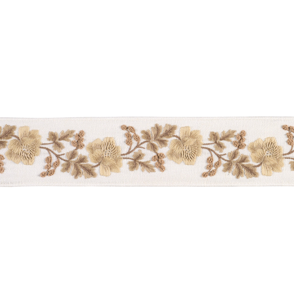 Schumacher | Elise Hand-Embroidered Tape fabric - 87840