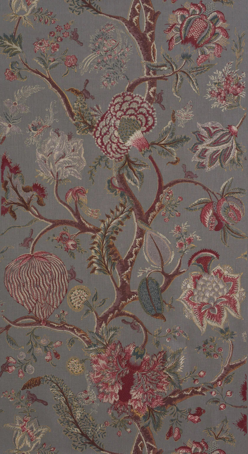 Pierre Frey Le Grand Corail Planche De Bois - Bleu Grise