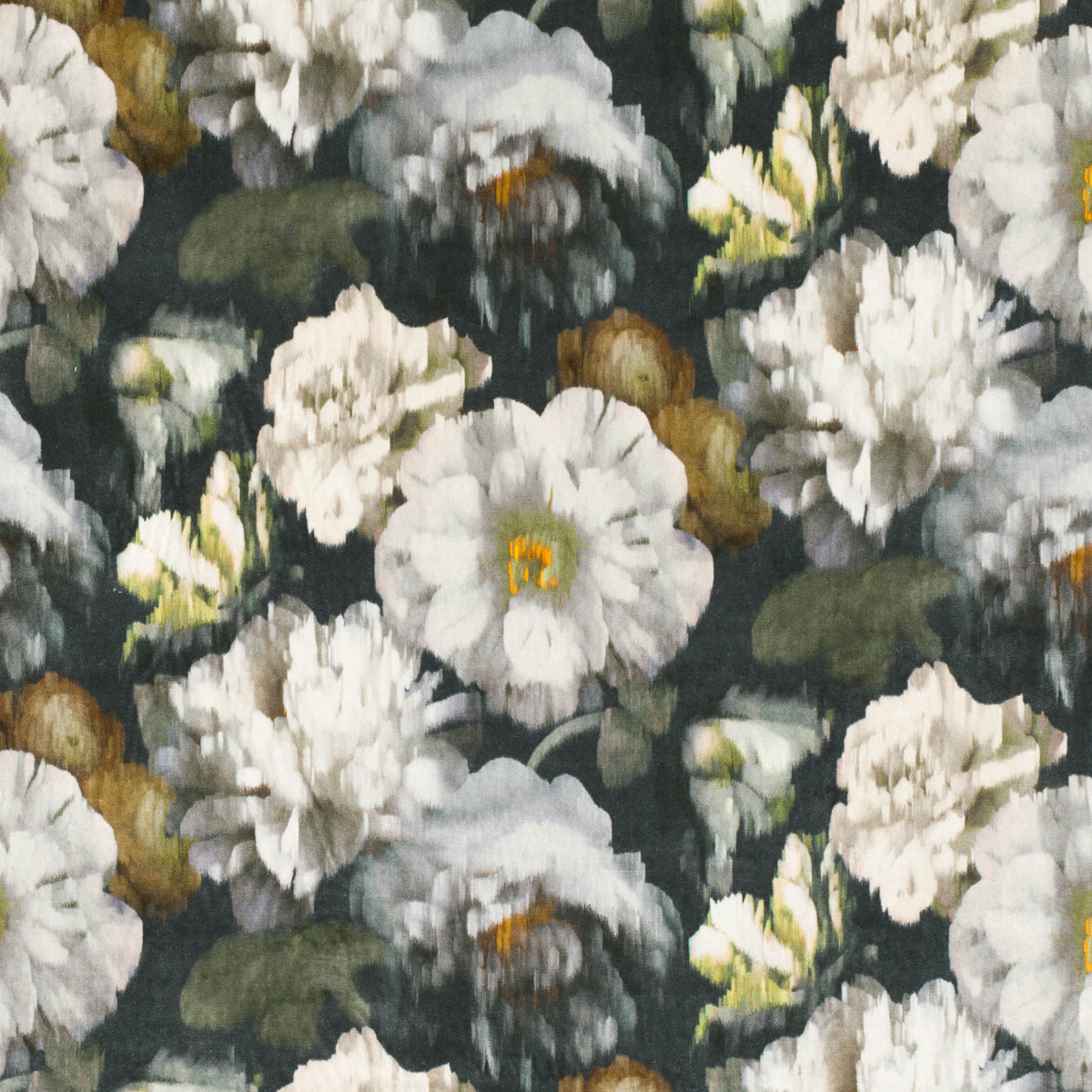 Black Edition Herbaria Obsidian fabric