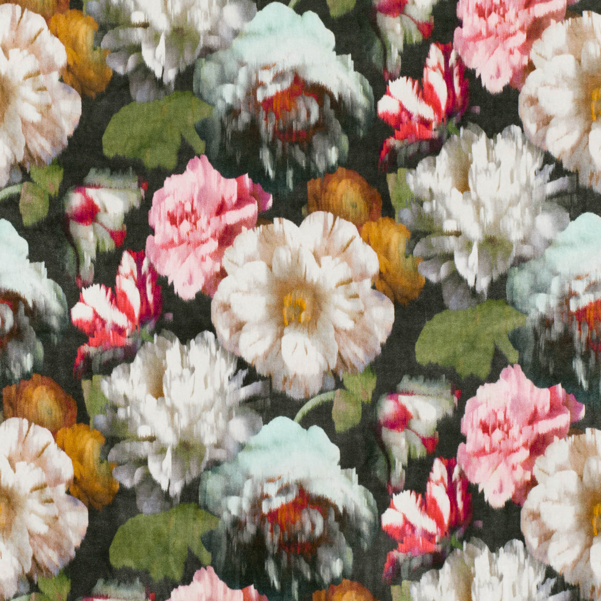 Black Edition Herbaria Cinnabar fabric