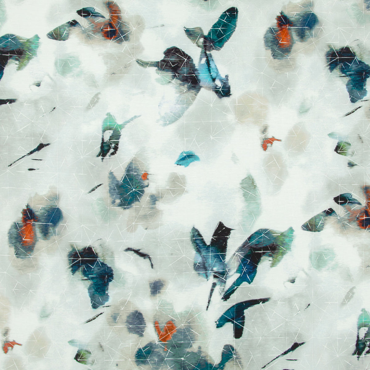 Black Edition Orimono Peacock fabric