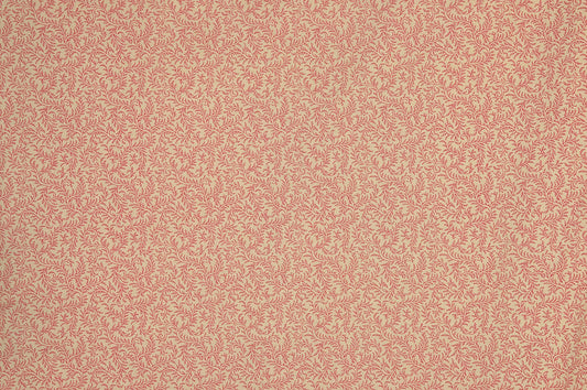 Pierre Frey Le Grand Corail Vermicule Assorti - Rouge Fond Bis