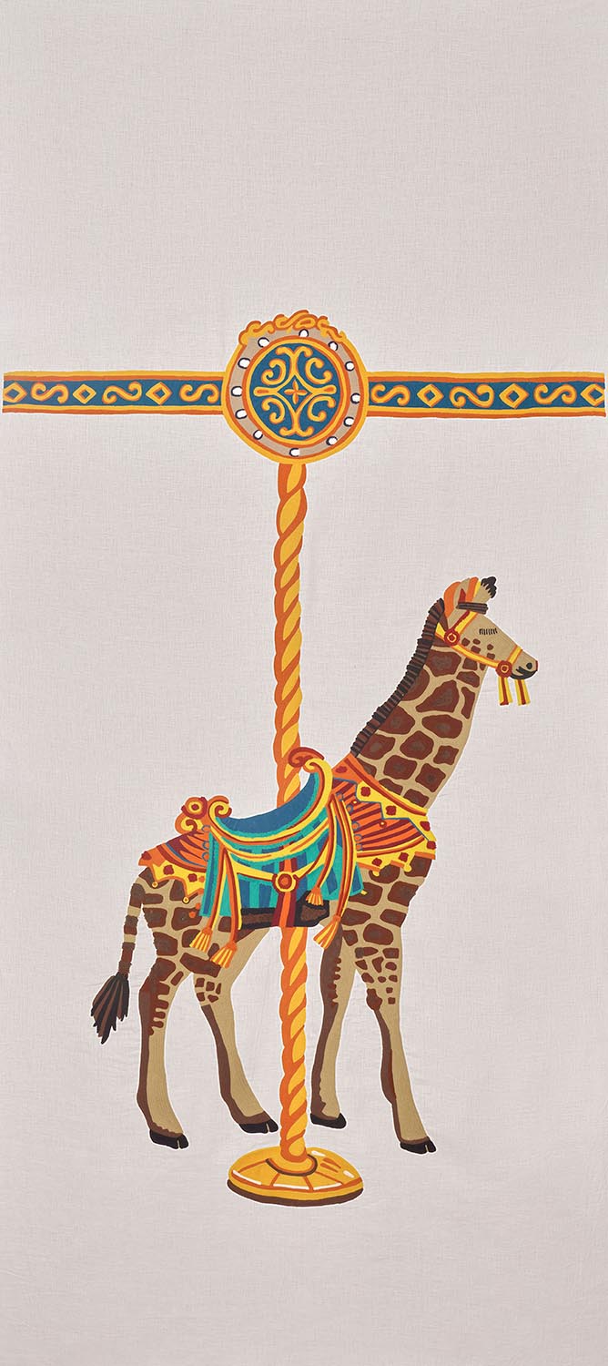 Pierre Frey La girafe du carrousel — scenography