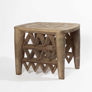 de Le Cuona | African Engraved Table XXL No.1 – Natural