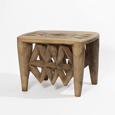 de Le Cuona | African Engraved Table XXL No.2 – Natural