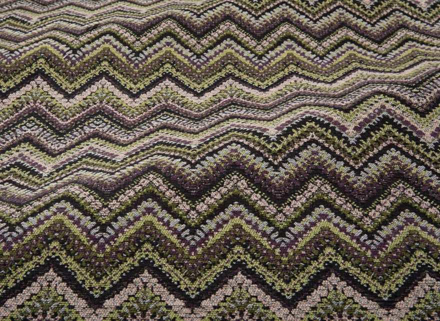 Pierre Frey Zig Zag Texture - Aubergine