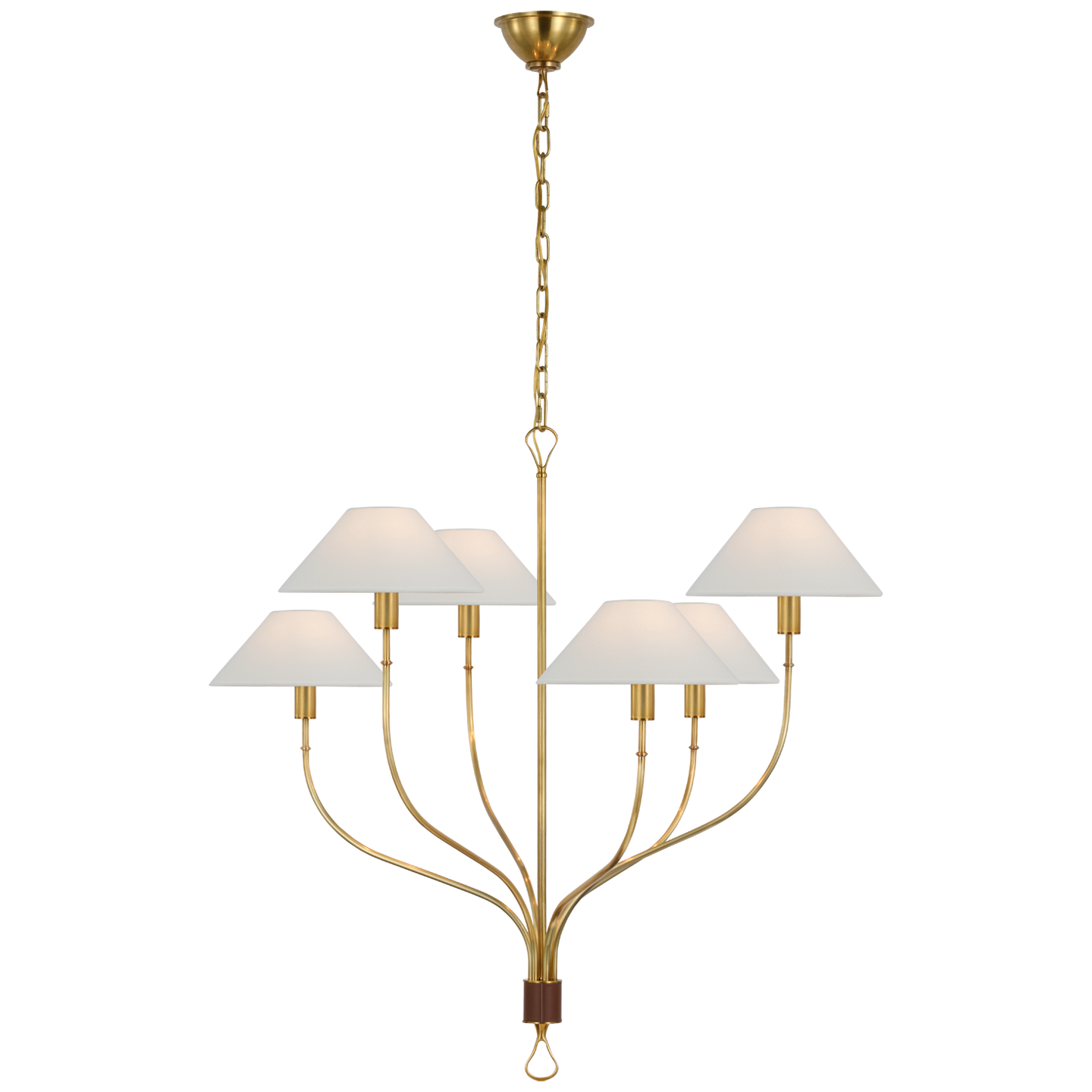 Visual Comfort | Griffin Large Staggered Tail Chandelier