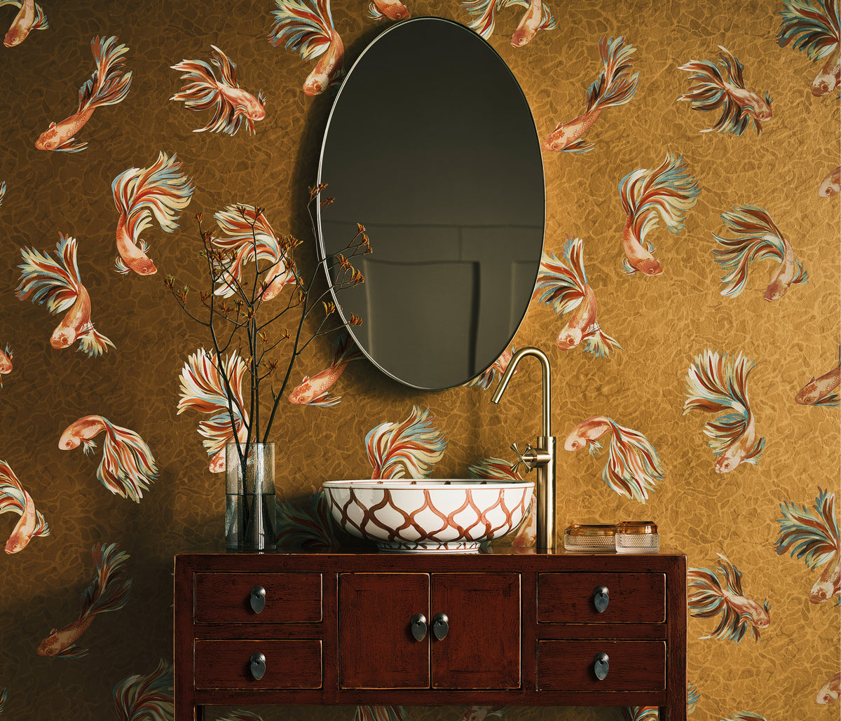 Osborne & Little | Dufy Leaf - room setting