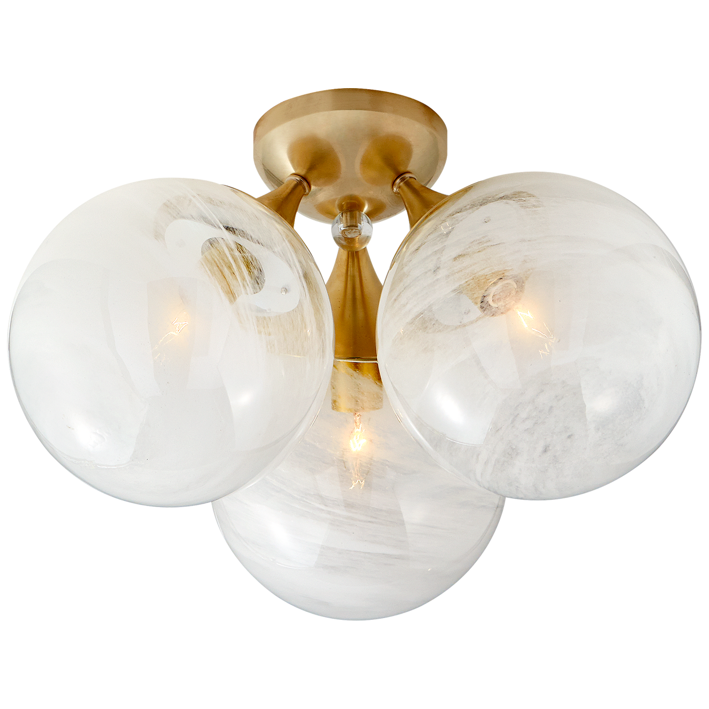 Visual Comfort | AERIN | Cristol Large Triple Flush Mount