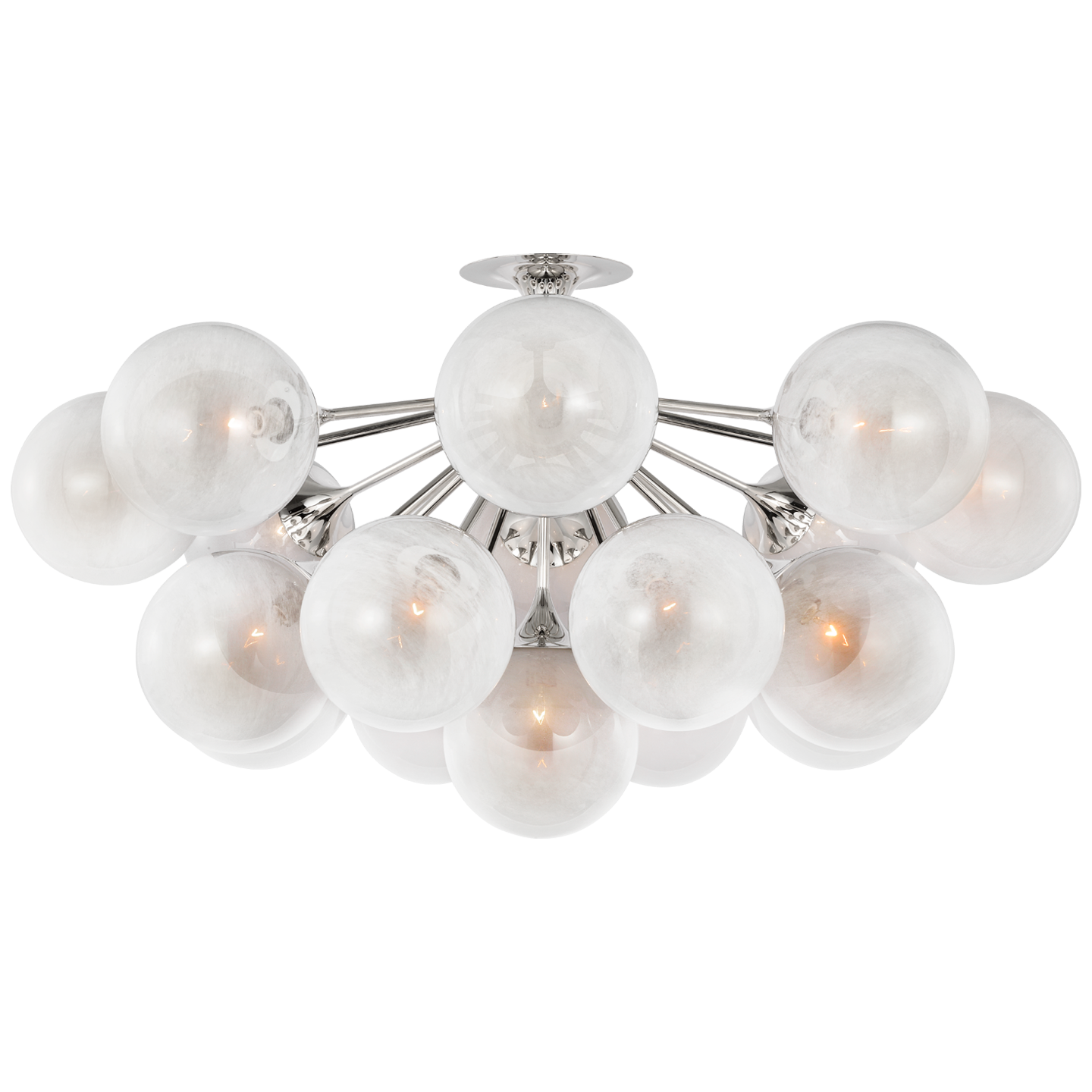 Cristol 43 Flush Mount - Polished Nickel