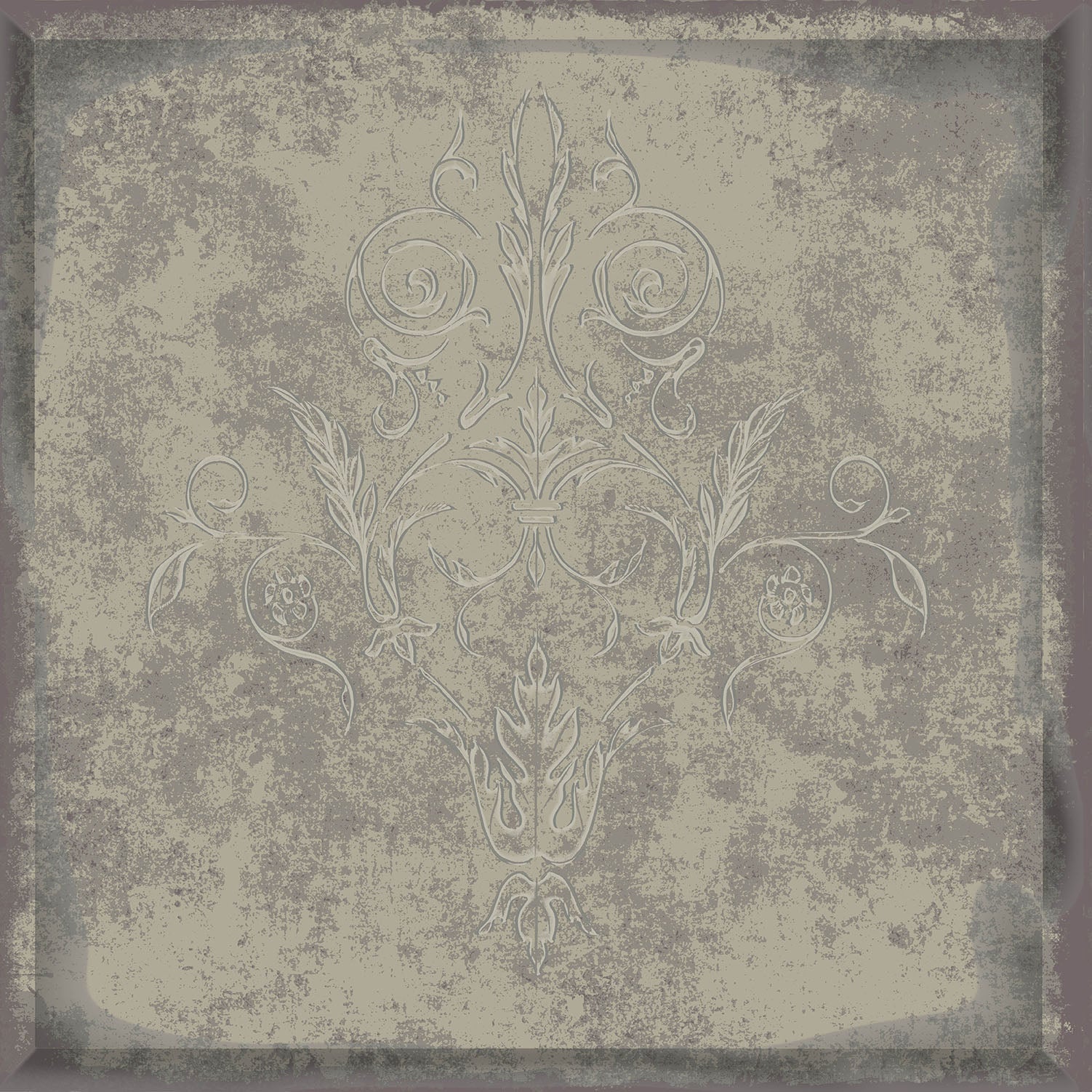 Cole & Son Albery wallpaper - Rose Metallic Gold on Silver Foil